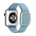 Apple Watch 38mm ledňáčkově modrý řemínek s moderní přezkou - střední