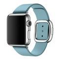 Apple Watch 38mm ledňáčkově modrý řemínek s moderní přezkou - velký