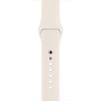 Apple Watch 38mm starobílý sportovní řemínek