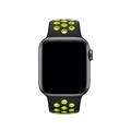 Apple Watch 40mm černý/volt sportovní řemínek Nike - S/M & M/L