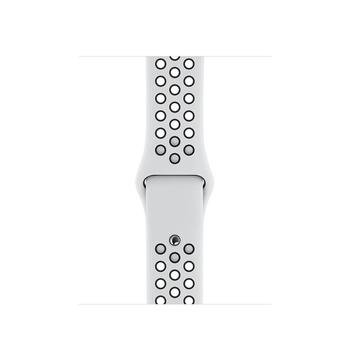  APPLE Watch 44mm platinový/černý sportovní řemínek Nike - S/M & M/L