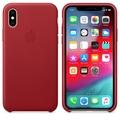 iPhone XS Leather Case - (PRODUCT)RED