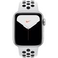 Apple Watch Nike Series 5 GPS, 40mm Silver Aluminium Case with Pure Platinum/Black Nike Sport Band