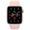 Apple Watch Series 5 GPS, 44mm Gold Aluminium Case with Pink Sand Sport Band
