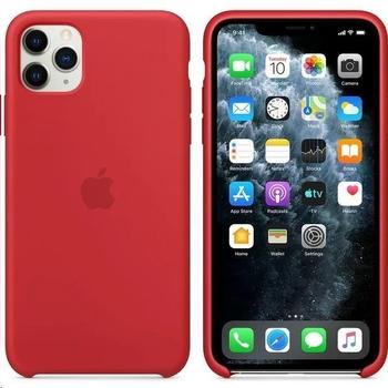Apple iPhone 11 Pro Max Leather Case - Red