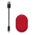 Beats Powerbeats3 Wireless Earphones - The Beats Decade Collection - Defiant Black - Red