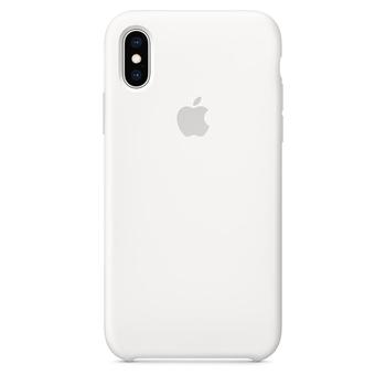 Pouzdro pro iPhone APPLE XS Max Silicone Case, bílá (white)