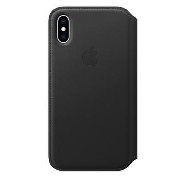 Pouzdro pro iPhone APPLE XS Max Leather Folio, černá (black)
