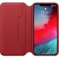 iPhone XS Max Leather Folio - (PRODUCT)RED