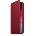 iPhone XS Max Leather Folio - (PRODUCT)RED