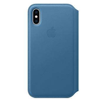 Pouzdro pro iPhone APPLE XS Max Leather Folio, modrá (blue)