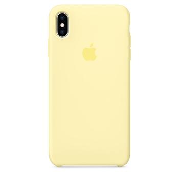 Pouzdro pro iPhone APPLE XS Max Silicone Case, žlutá (yellow)