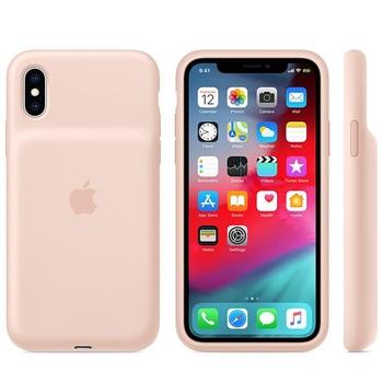 iPhone XS Smart Battery Case - Pink Sand