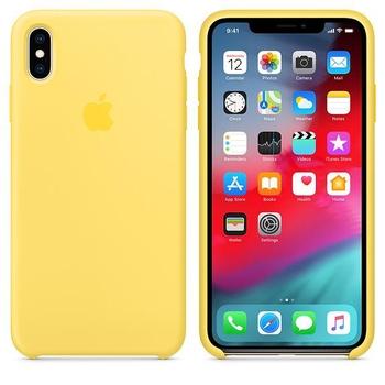 iPhone XS Max Silicone Case - Canary Yellow