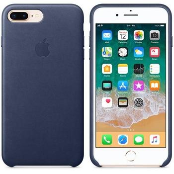 iPhone 8 Plus / 7 Plus Leather Case - Midnight Bl