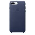 iPhone 8 Plus / 7 Plus Leather Case - Midnight Bl