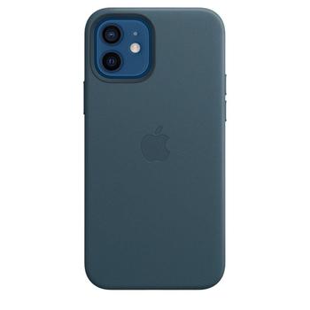 Pouzdro pro iPhone APPLE iPhone 12/12 Pro Leather Case s MagSafe baltsky modré