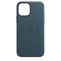 iPhone 12/12 Pro Leather Case with MagSafe B.Blue