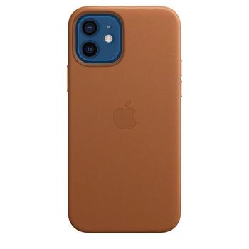 Pouzdro pro iPhone APPLE iPhone 12/12 Pro Leather Case s MagSafe sedlově hnědé