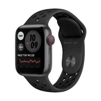 Chytré hodinky APPLE Watch Nike SE Cellular 40mm Vesmírně šedý hliník s Antracitově/Černým sportovním řemínkem