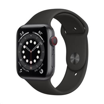 Watch S6 Cell, 44mm SG/Black SportB