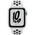 Apple Watch Nike SE GPS + Cellular, 40mm Silver Aluminium Case with Pure Platinum/Black Nike Sport B
