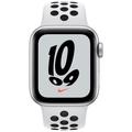 Apple Watch Nike SE GPS, 40mm Silver Aluminium Case with Pure Platinum/Black Nike Sport Band - Regul