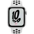 Apple Watch Nike SE GPS, 44mm Silver Aluminium Case with Pure Platinum/Black Nike Sport Band - Regul