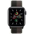 Apple Watch SE GPS + Cellular, 40mm Space Grey Aluminium Case with Tornado/Grey Sport Loop