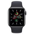 Apple Watch SE GPS, 40mm Space Grey Aluminium Case with Midnight Sport Band - Regular
