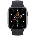 Apple Watch SE GPS, 44mm Space Grey Aluminium Case with Midnight Sport Band - Regular