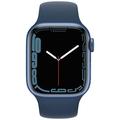 Apple Watch Series 7 GPS + Cellular, 41mm Blue Aluminium Case with Abyss Blue Sport Band - Regular