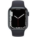 Apple Watch Series 7 GPS + Cellular, 41mm Midnight Aluminium Case with Midnight Sport Band - Regular