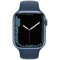 Apple Watch Series 7 GPS + Cellular, 45mm Blue Aluminium Case with Abyss Blue Sport Band - Regular