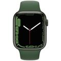 Apple Watch Series 7 GPS + Cellular, 45mm Green Aluminium Case with Clover Sport Band - Regular