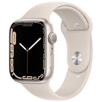 Apple Watch Series 7, 45mm Starlight/Starlight SportBand