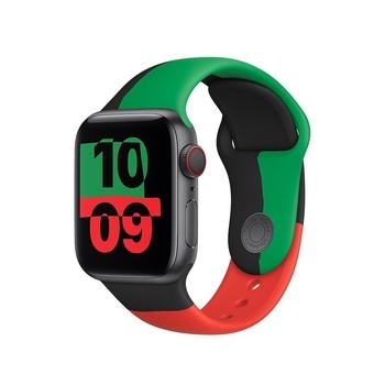 Řemínek APPLE Watch 44mm sportovní řemínek Black Unity – standardní