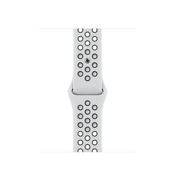 Řemínek APPLE Watch 45mm platinový/černý sportovní řemínek Nike