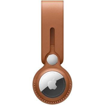 Poutko pro Airtag APPLE AirTag Leather Loop, hnědé