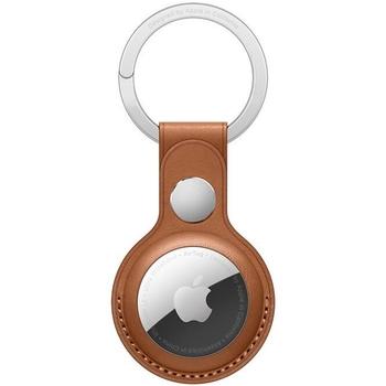 Klíčenka pro Airtag APPLE AirTag Leather Key Ring, hnědé