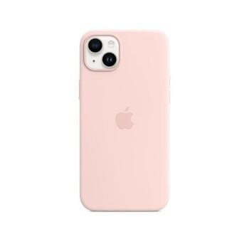 Pouzdro na iPhone APPLE iPhone 14+ Silicone Case with MS - Chalk Pink