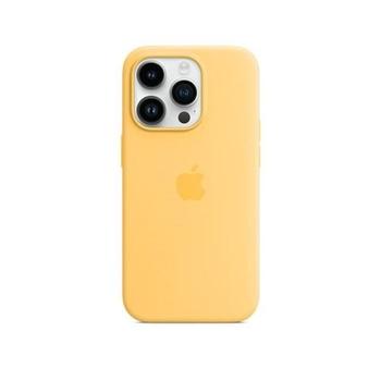 Pouzdro na iPhone APPLE iPhone 14 Pro Silicone Case with MS - Sunglow