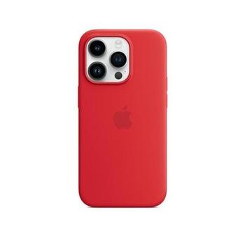 Pouzdro na iPhone APPLE iPhone 14 Pro Silicone Case with MS - (PRODUCT)RED