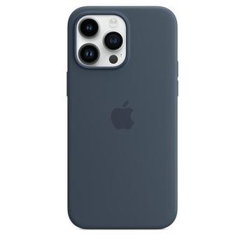 Pouzdro na iPhone APPLE iPhone 14 Pro Max Silicone Case with MS-Storm Blue