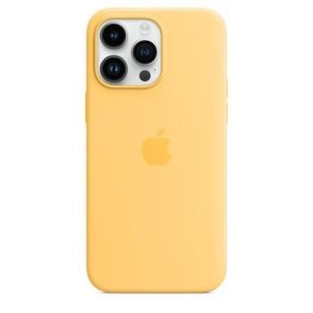 Pouzdro na iPhone APPLE iPhone 14 Pro Max Silicone Case with MS - Sunglow