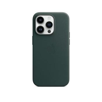 Pouzdro na iPhone APPLE iPhone 14 Pro Leather Case with MagSafe Forest Gre