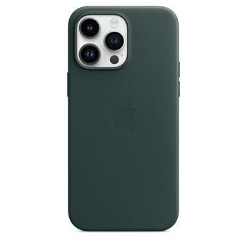 Pouzdro na iPhone APPLE iPhone 14 Pro Max Leather Case with MS- Forest Grey