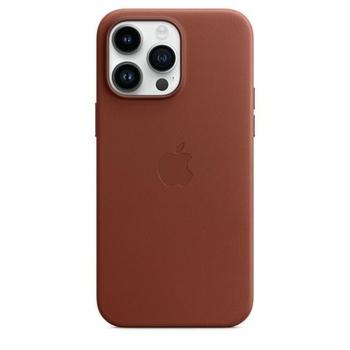 Pouzdro na iPhone APPLE iPhone 14 Pro Max Leather Case with MS - Umber
