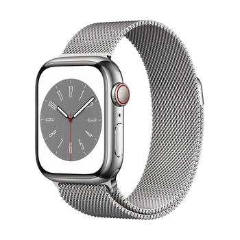 Apple Watch S8 Cell/41mm/Silver/Elegant Band/Silver