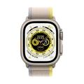 Apple Watch Ultra/49mm/Titan/Sport Band/Yellow-Beige